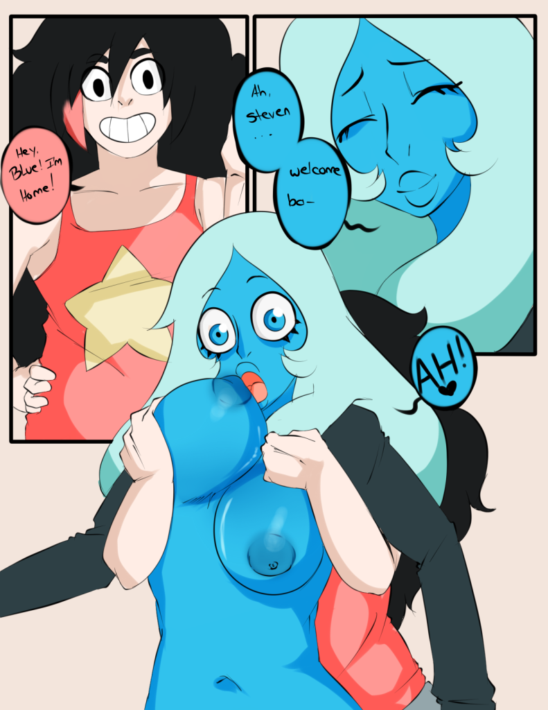 Blue Diamond Waifu porn comic picture 1