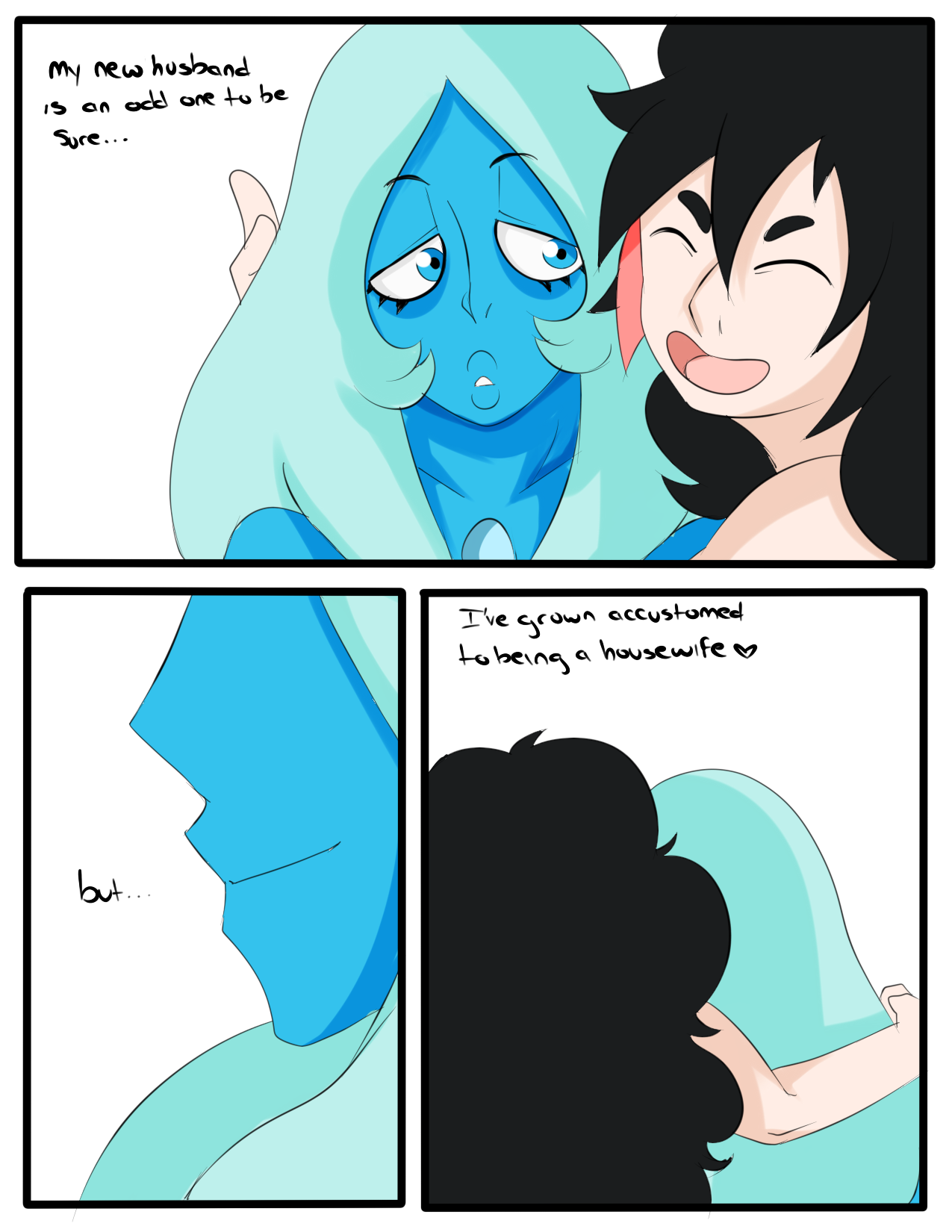 Blue Diamond Waifu porn comic picture 5