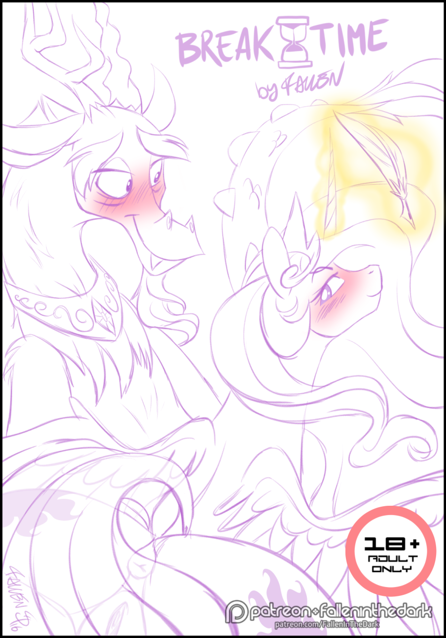 Break Time MLP porn comic picture 1