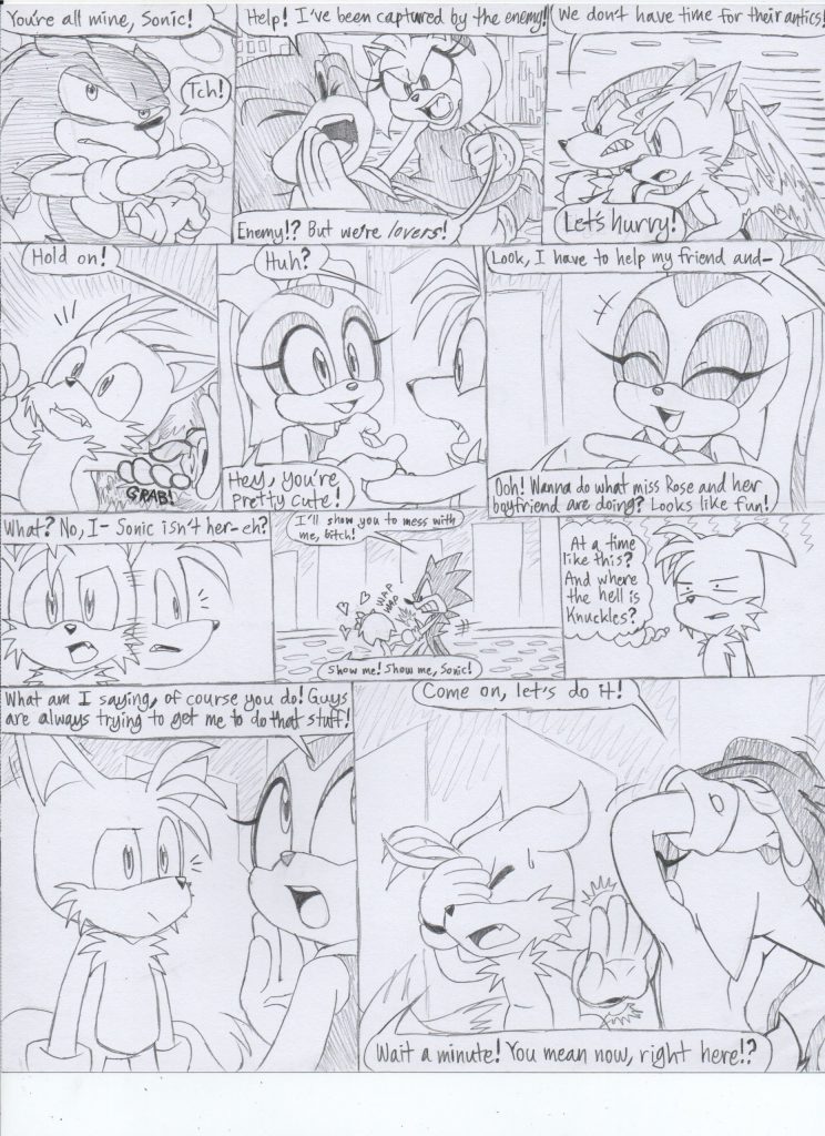 Cream x Tails porn comic picture 1