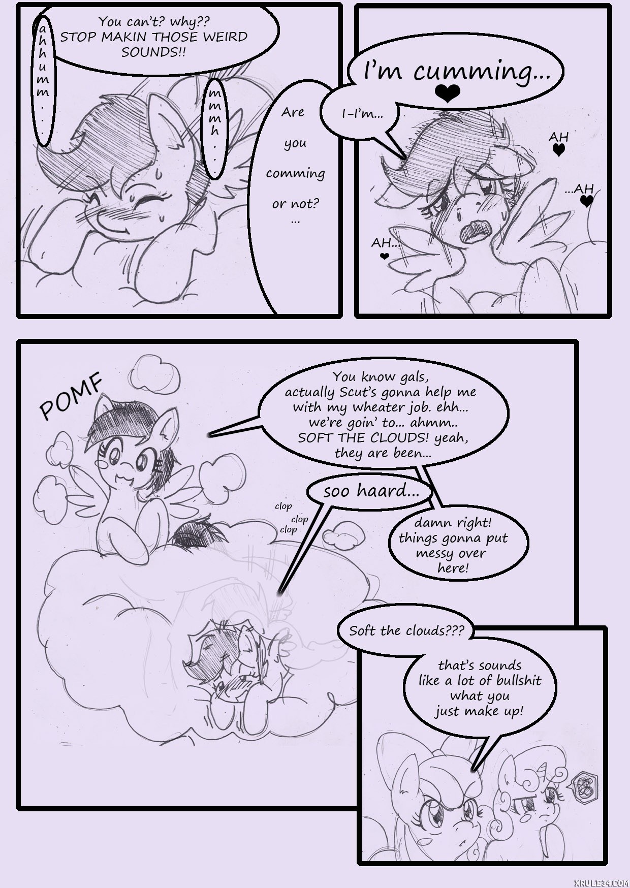 Cuddle Clouds porn comic picture 7