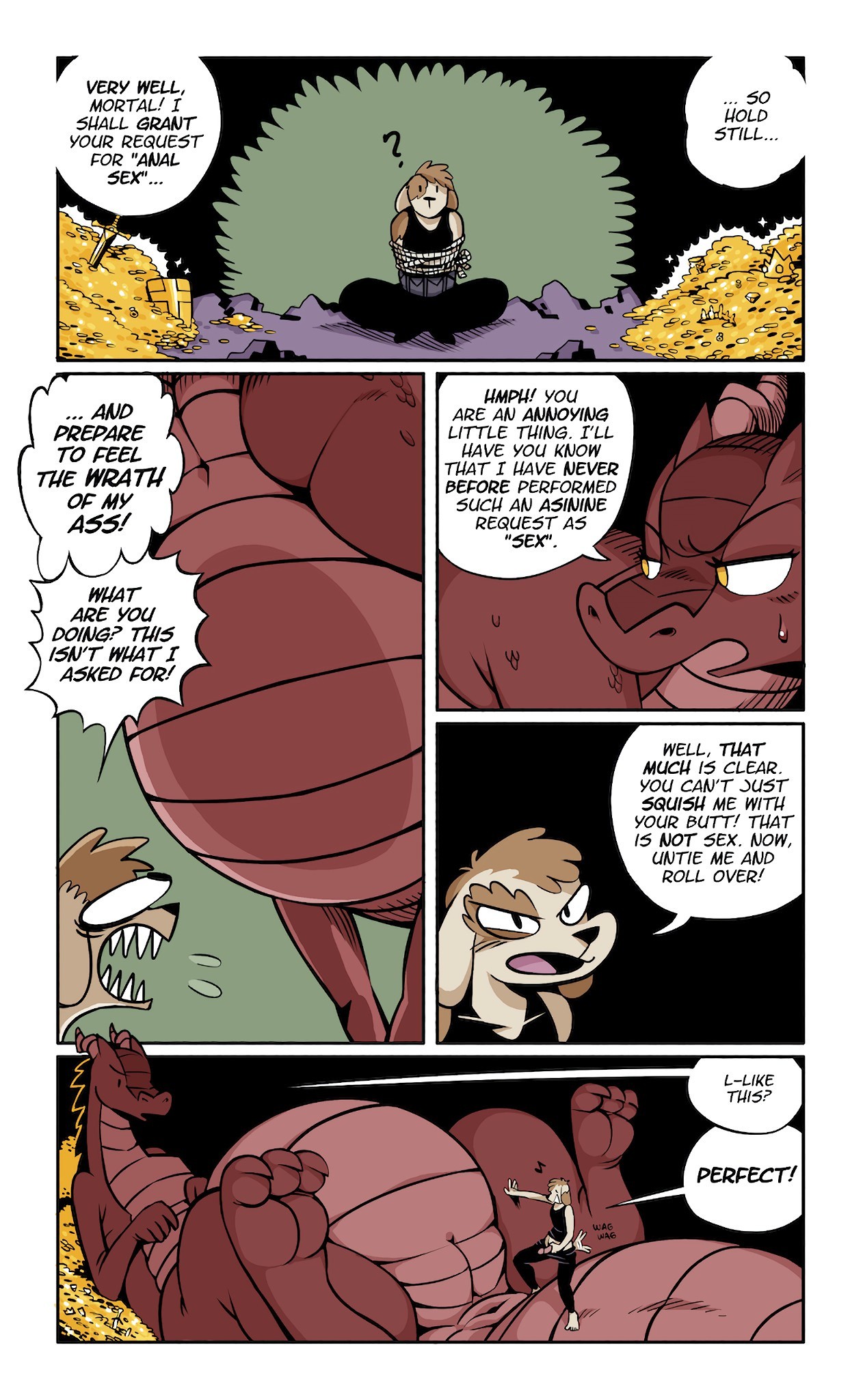 Death by Dragon Butt porn comic picture 2