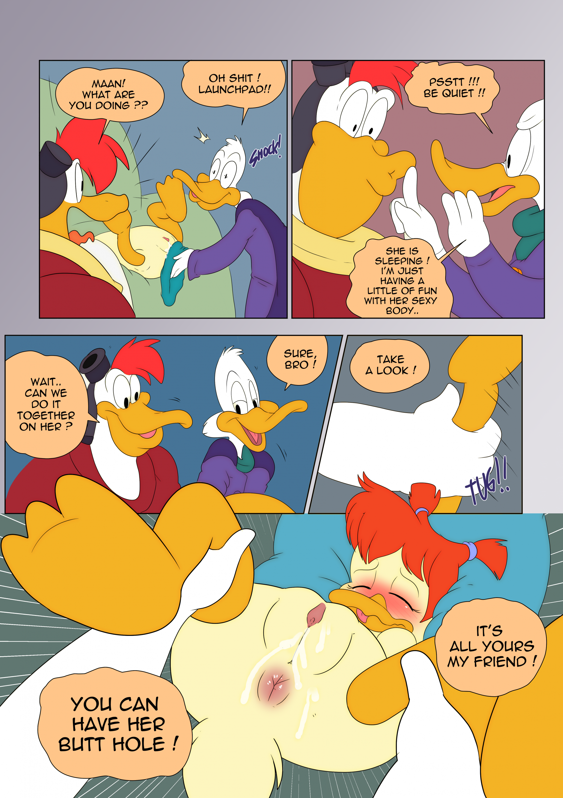 Delightful Duck porn comic picture 6