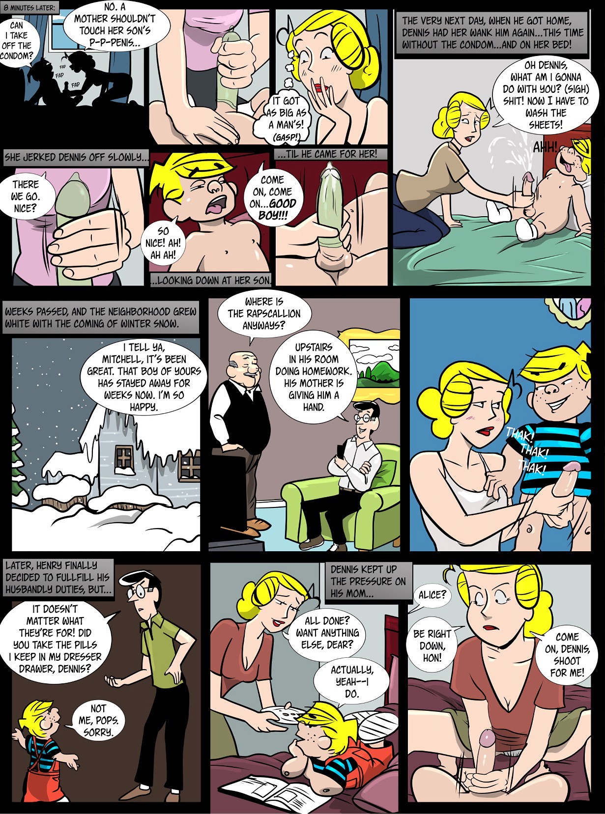 Dennis The Menace Origins porn comic picture 9