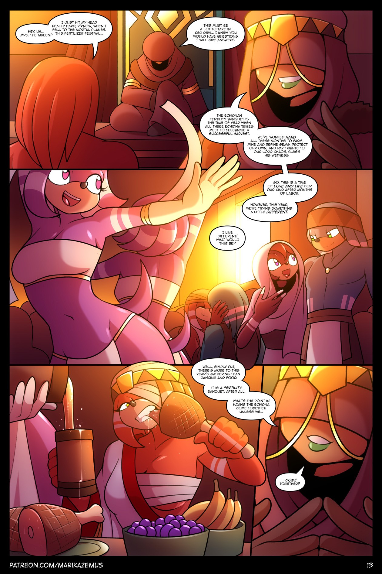 Echidna Nights porn comic picture 13