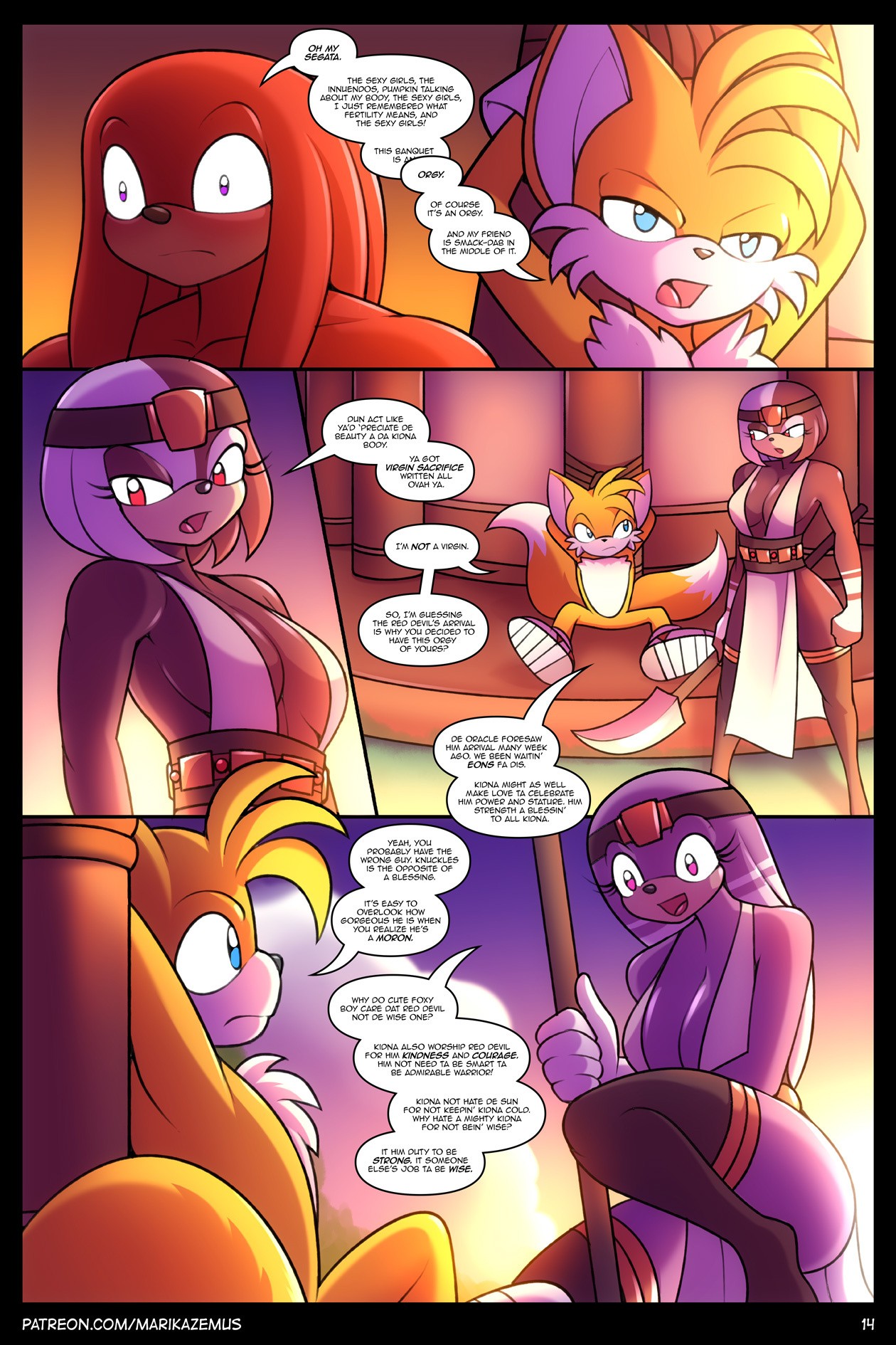 Echidna Nights porn comic picture 14