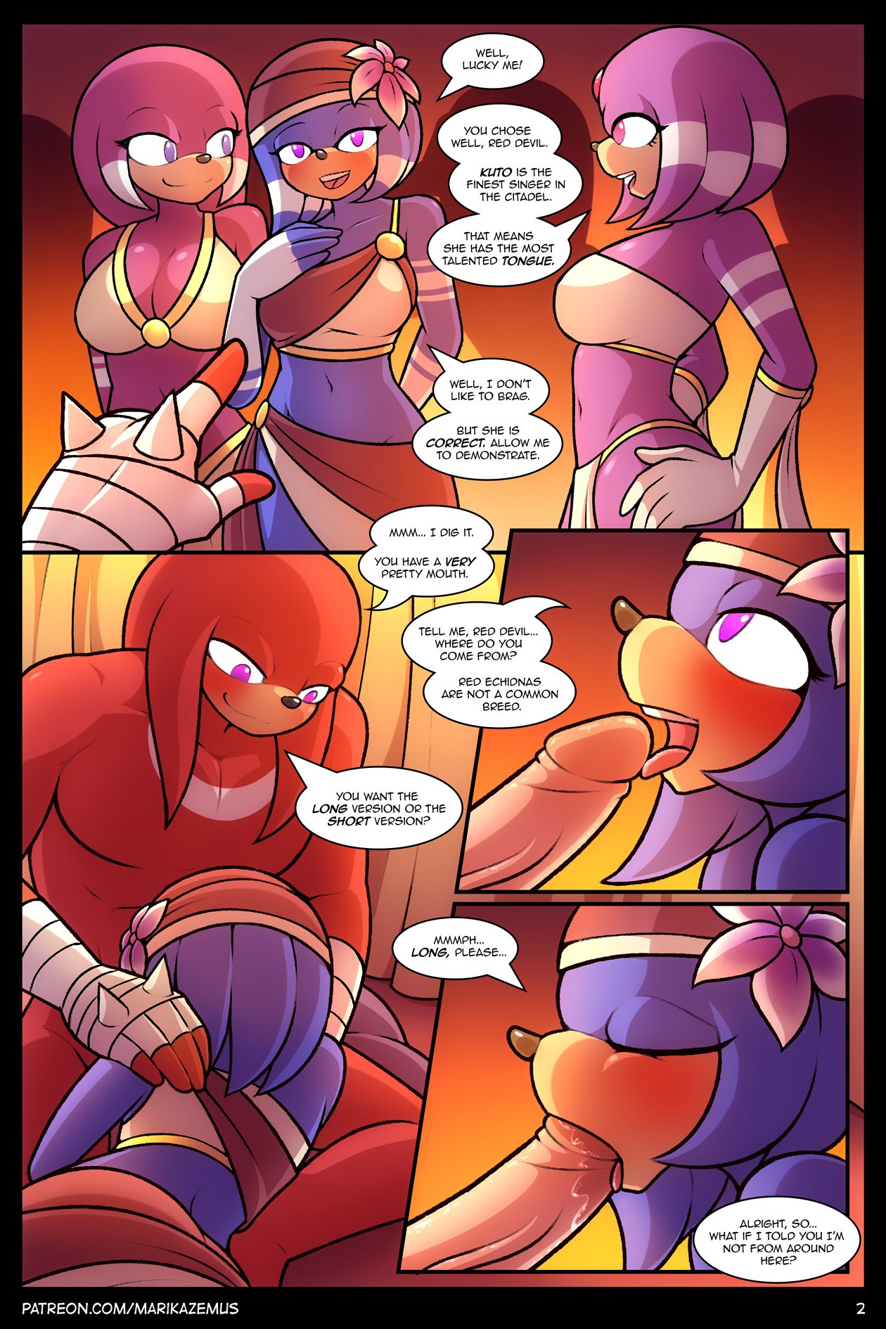 Echidna Nights porn comic picture 2