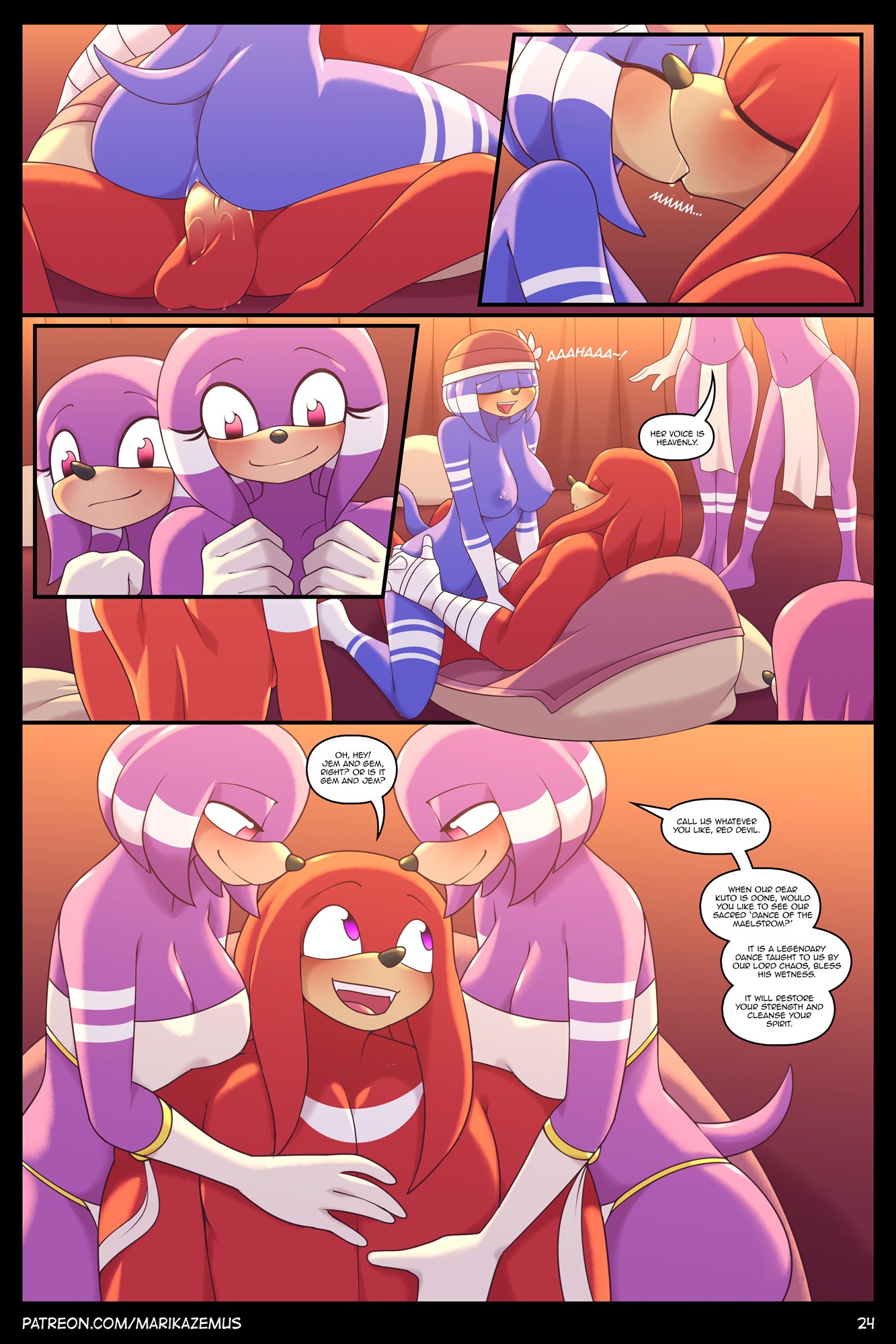 Echidna Nights porn comic picture 24