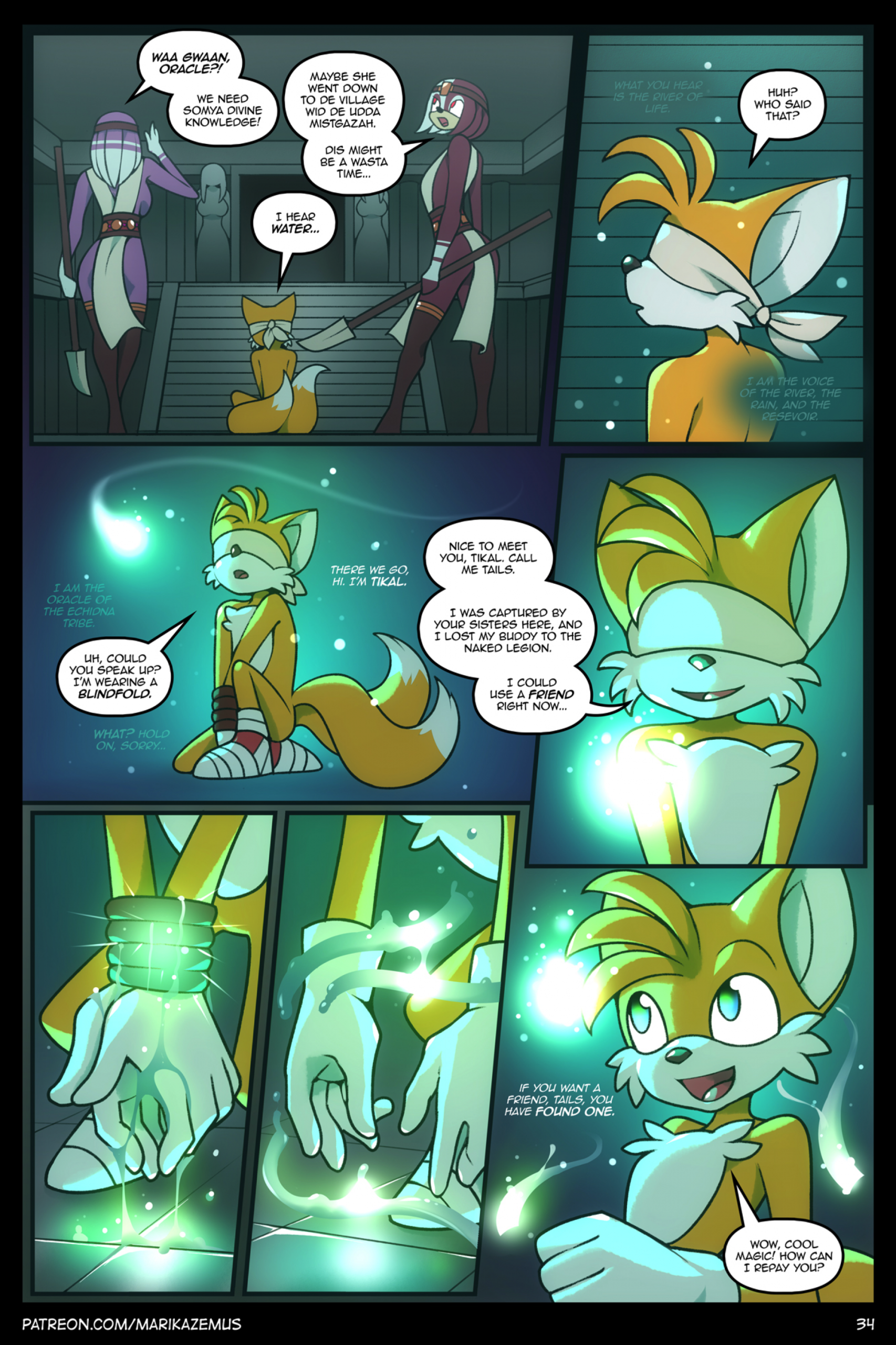 Echidna Nights porn comic picture 34