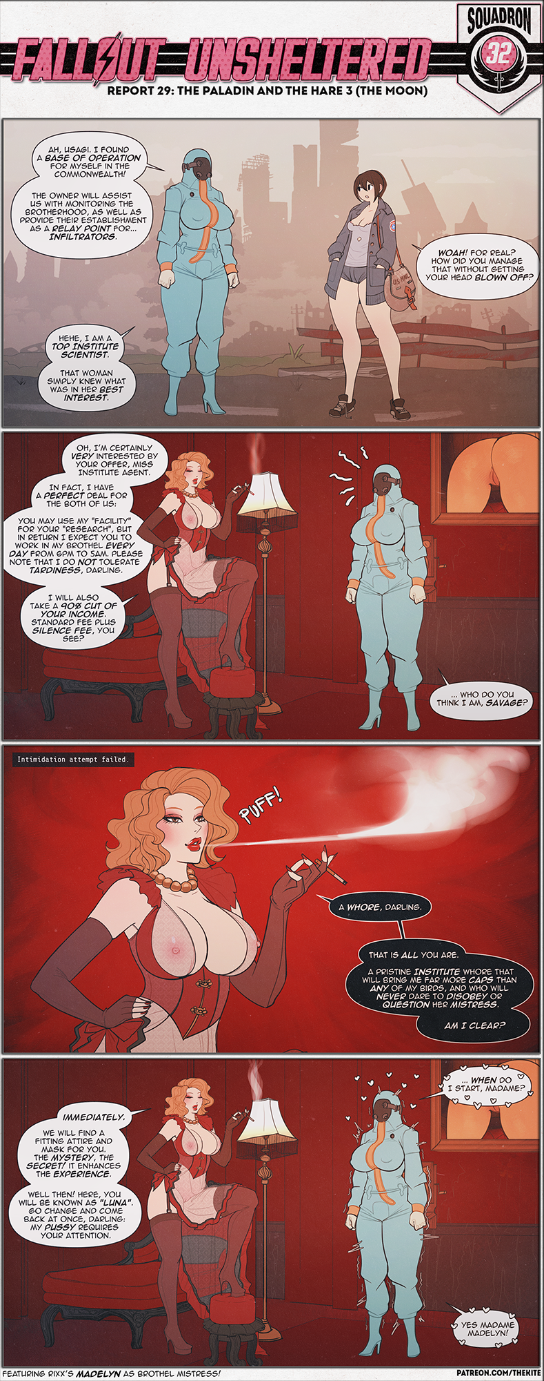 Fallout Unsheltered Squadron 32 porn comic picture 29