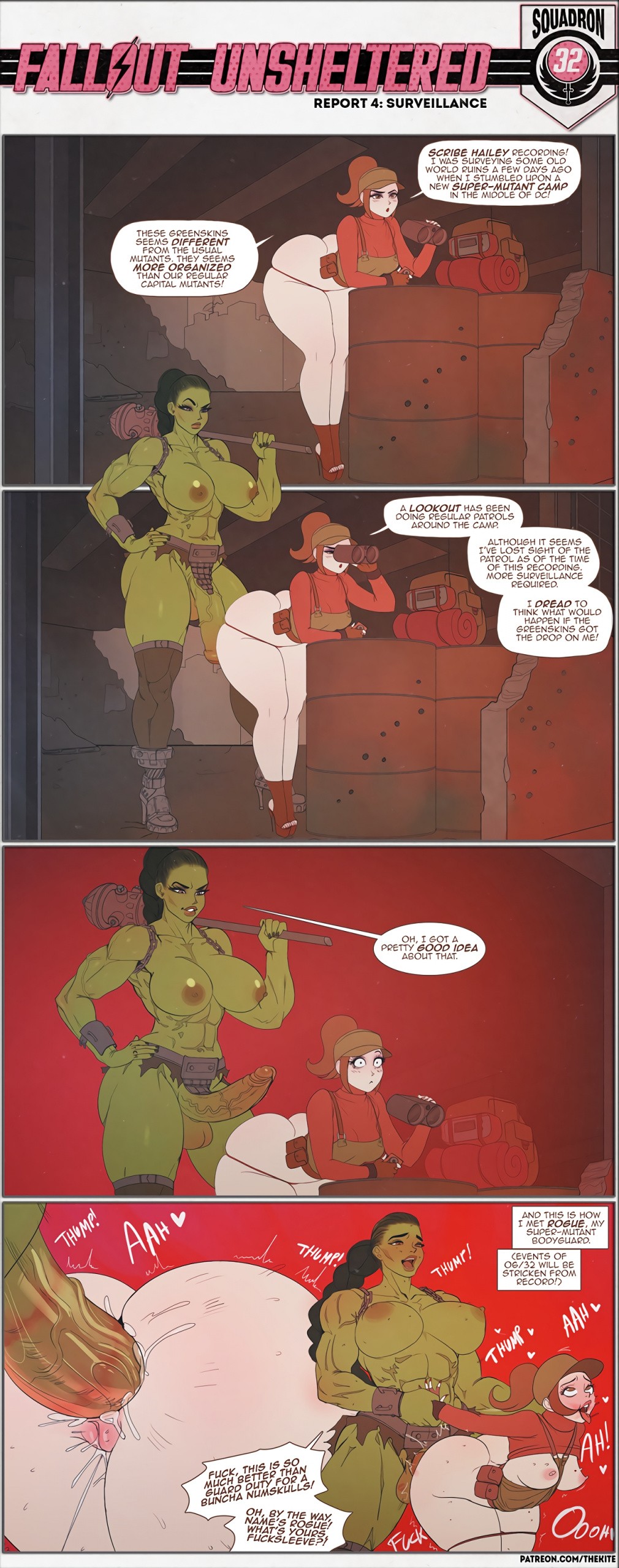 Fallout Unsheltered Squadron 32 porn comic picture 4