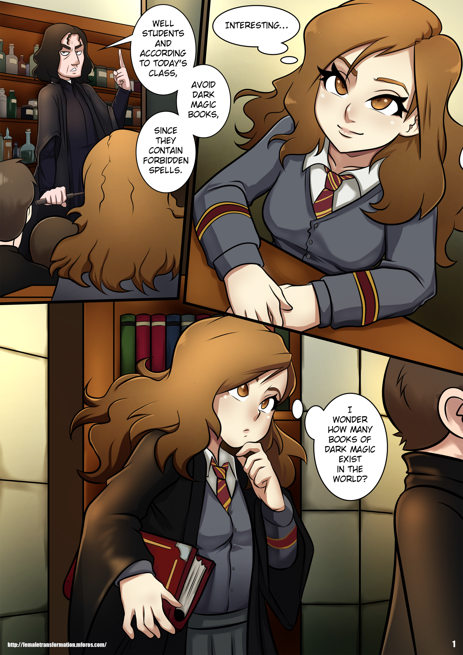 Forbidden Spells - Harry Potter porn comic picture 2