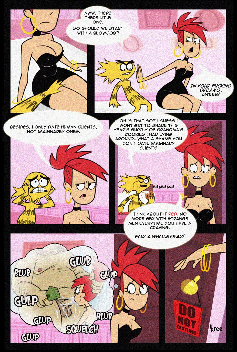 Frankie and Bendy porn comic picture 3