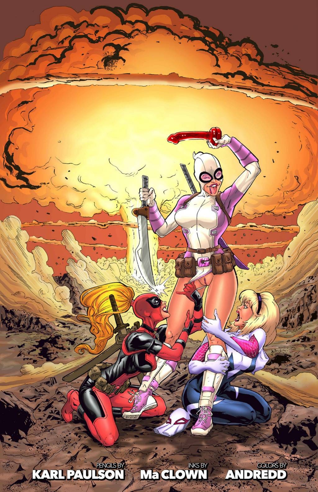 Gwenpool - Radioactive Chimichanga porn comic picture 12