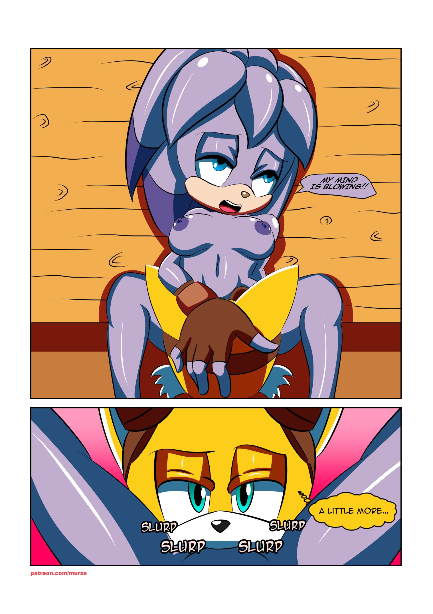 Handy Foxy porn comic picture 10