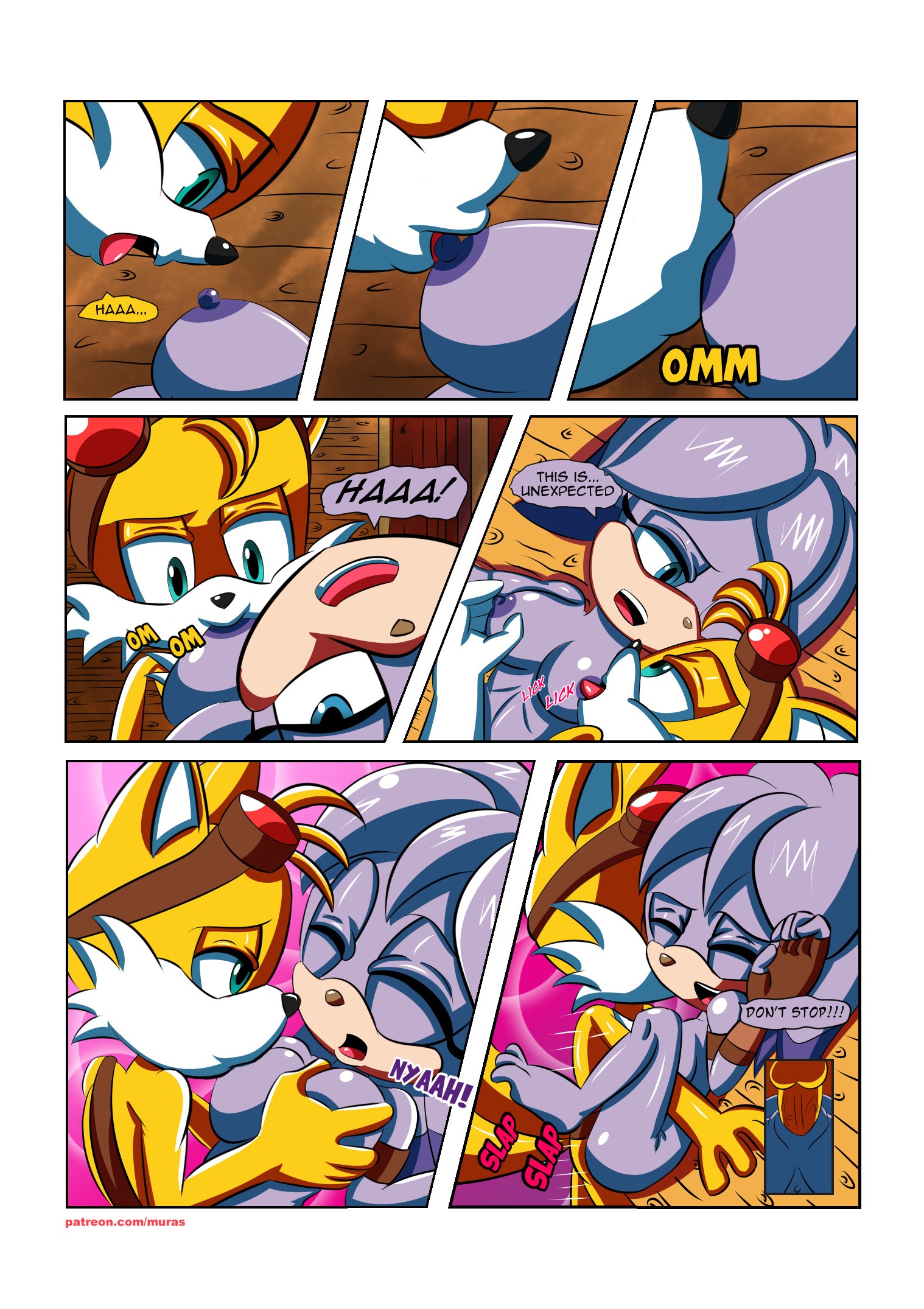 Handy Foxy porn comic picture 16