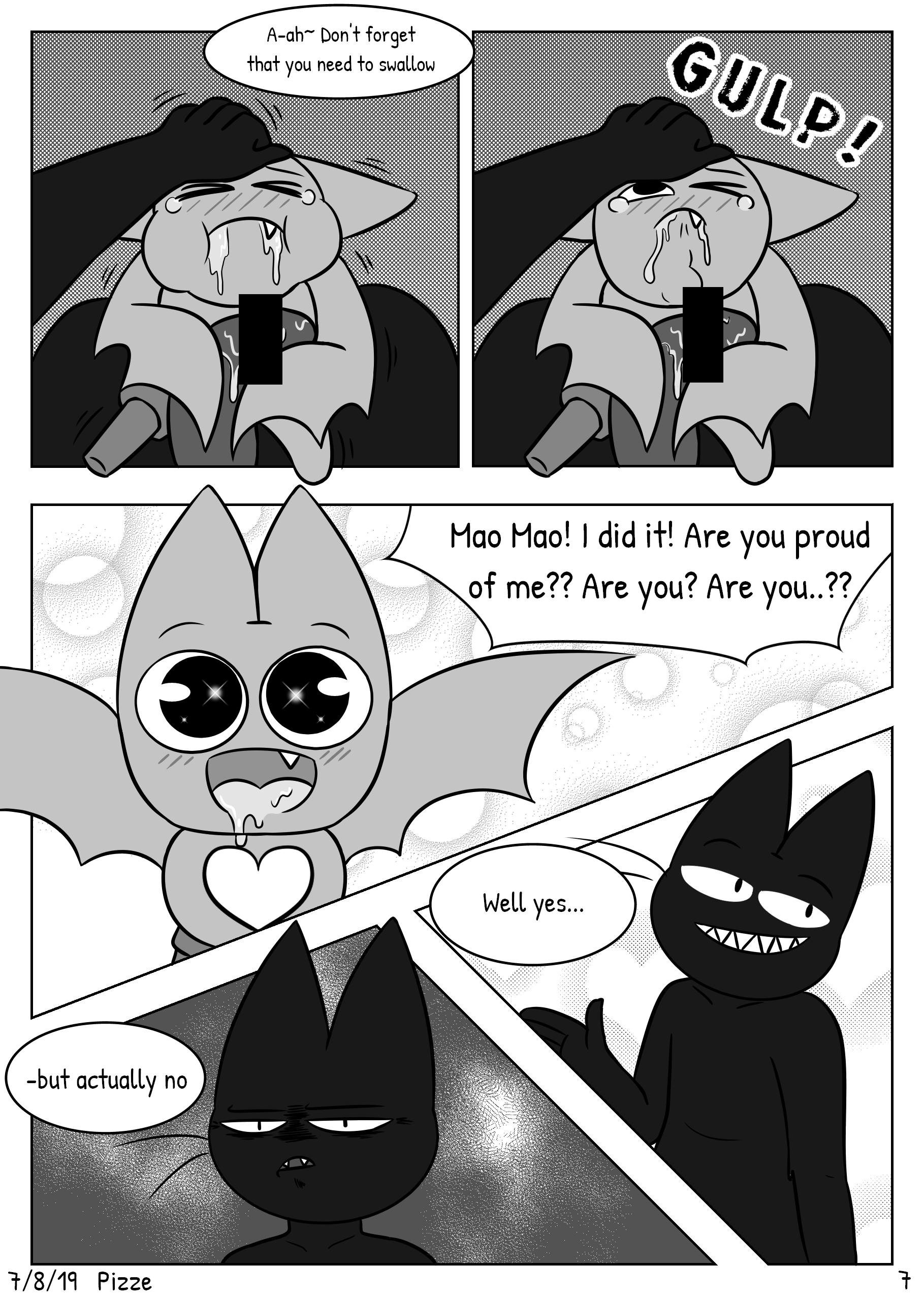 Little Bat Training porn comic picture 7