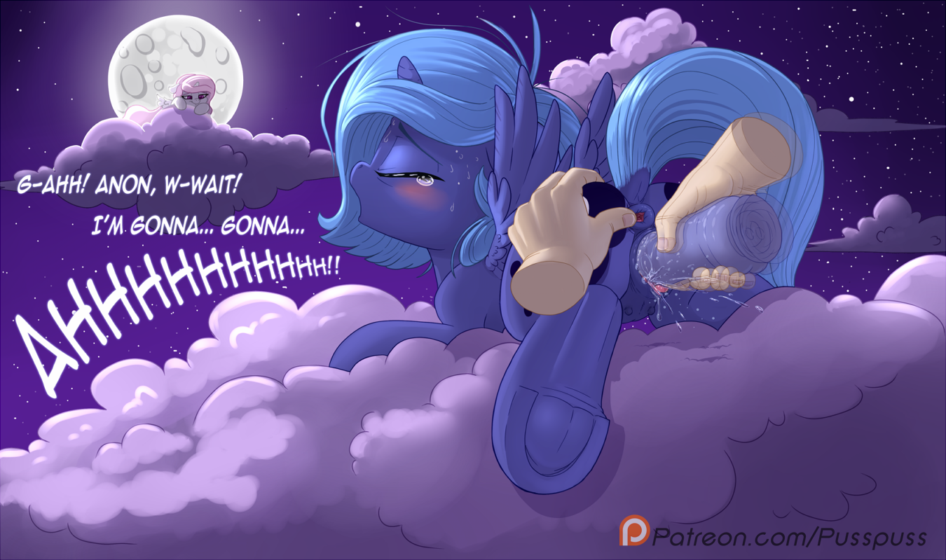 Luna and Anon porn comic picture 9