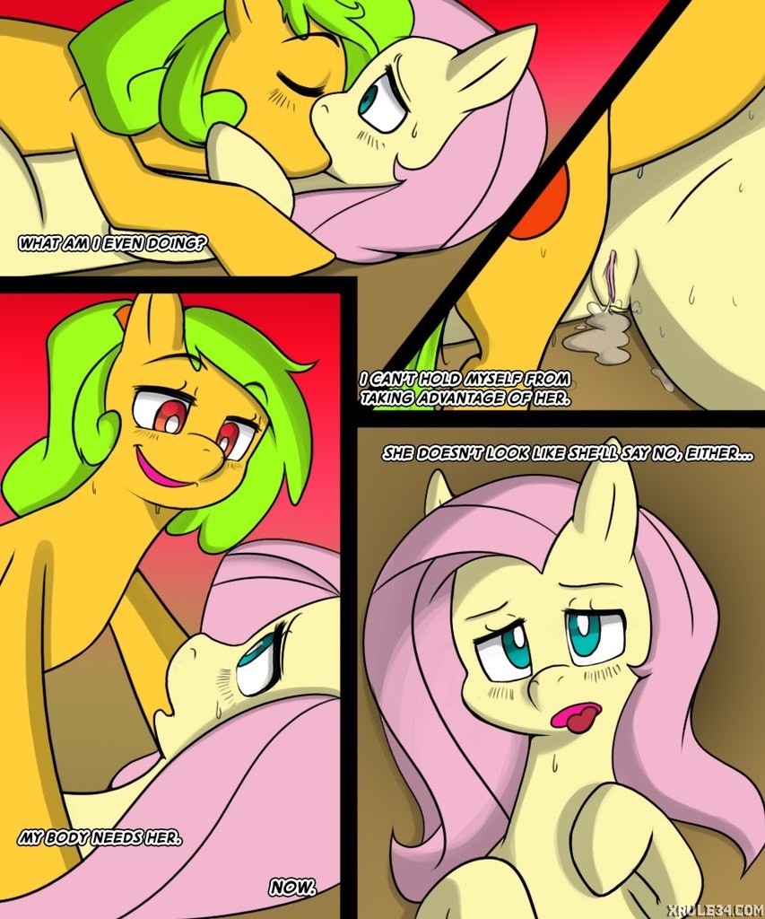 Mango and Fluttershy porn comic picture 5