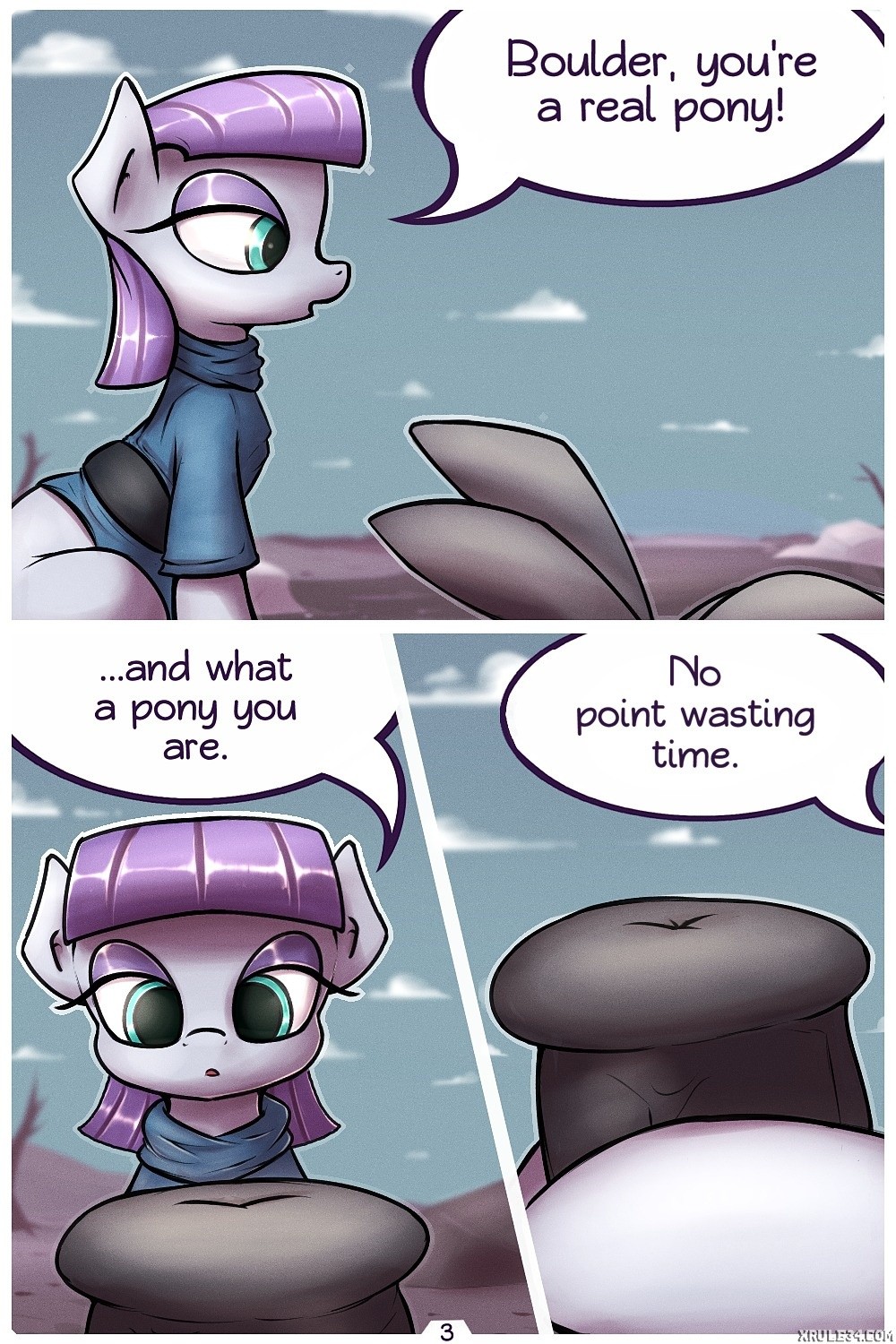 Maud Has Sex With a Rock porn comic picture 3