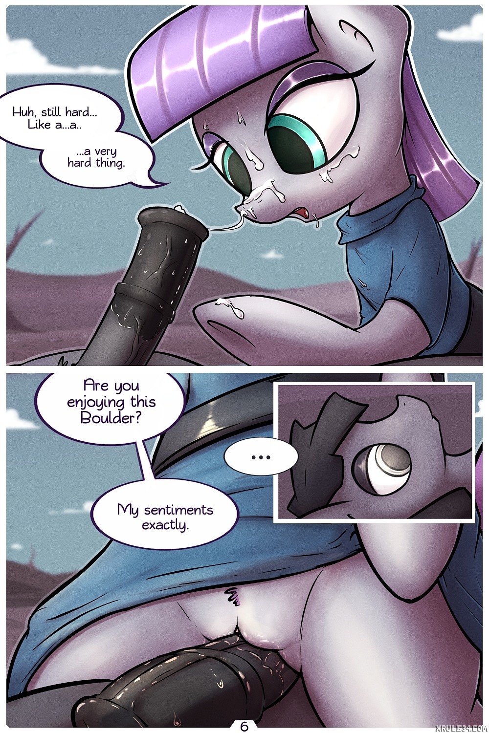 Maud Has Sex With a Rock porn comic picture 6