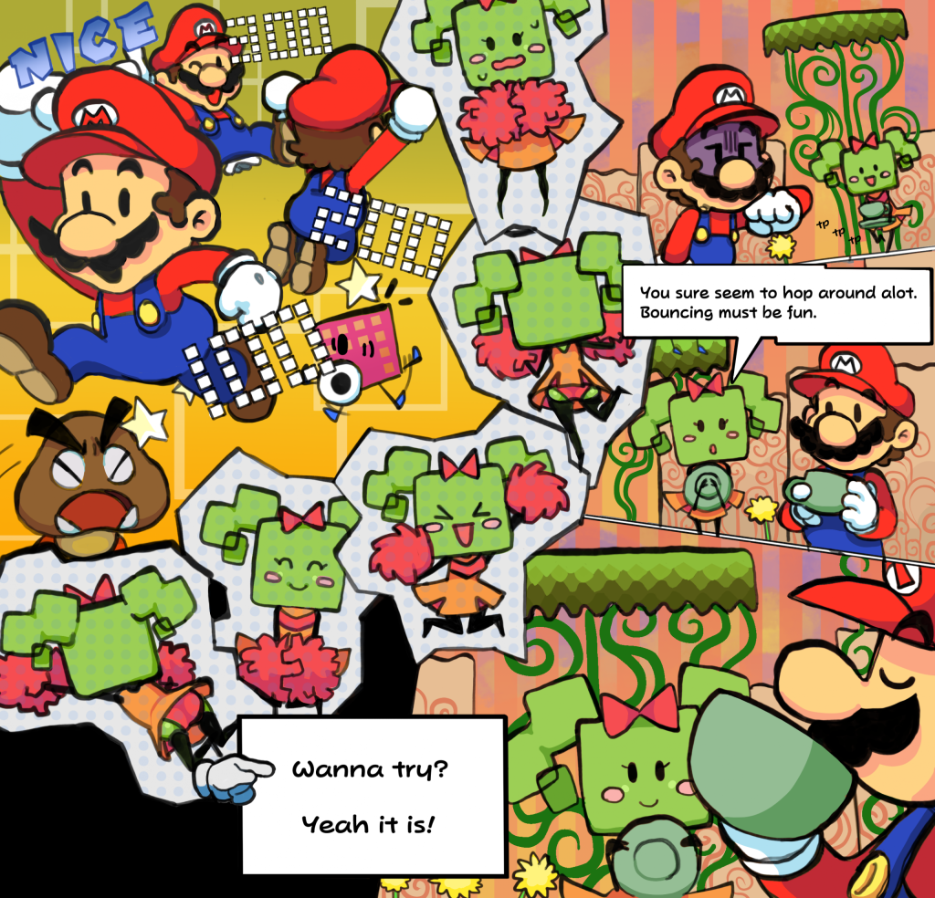 Mimi x Mario porn comic picture 1