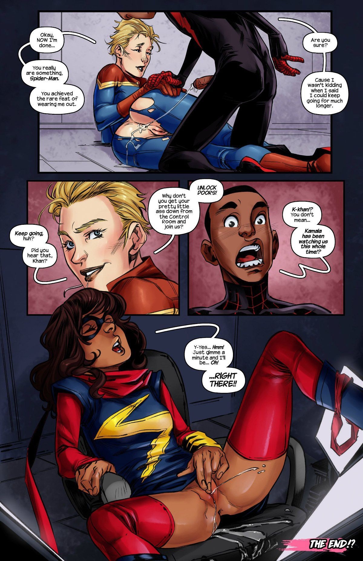 Ms.Marvel - Spiderman 2 porn comic picture 10