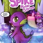 My Little Spike Plushie Playtime porn comic picture 1