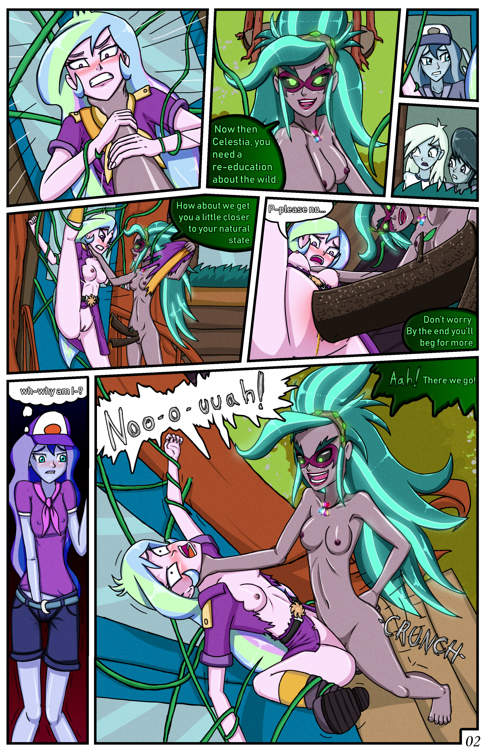 Nightmare of Everfree porn comic picture 3
