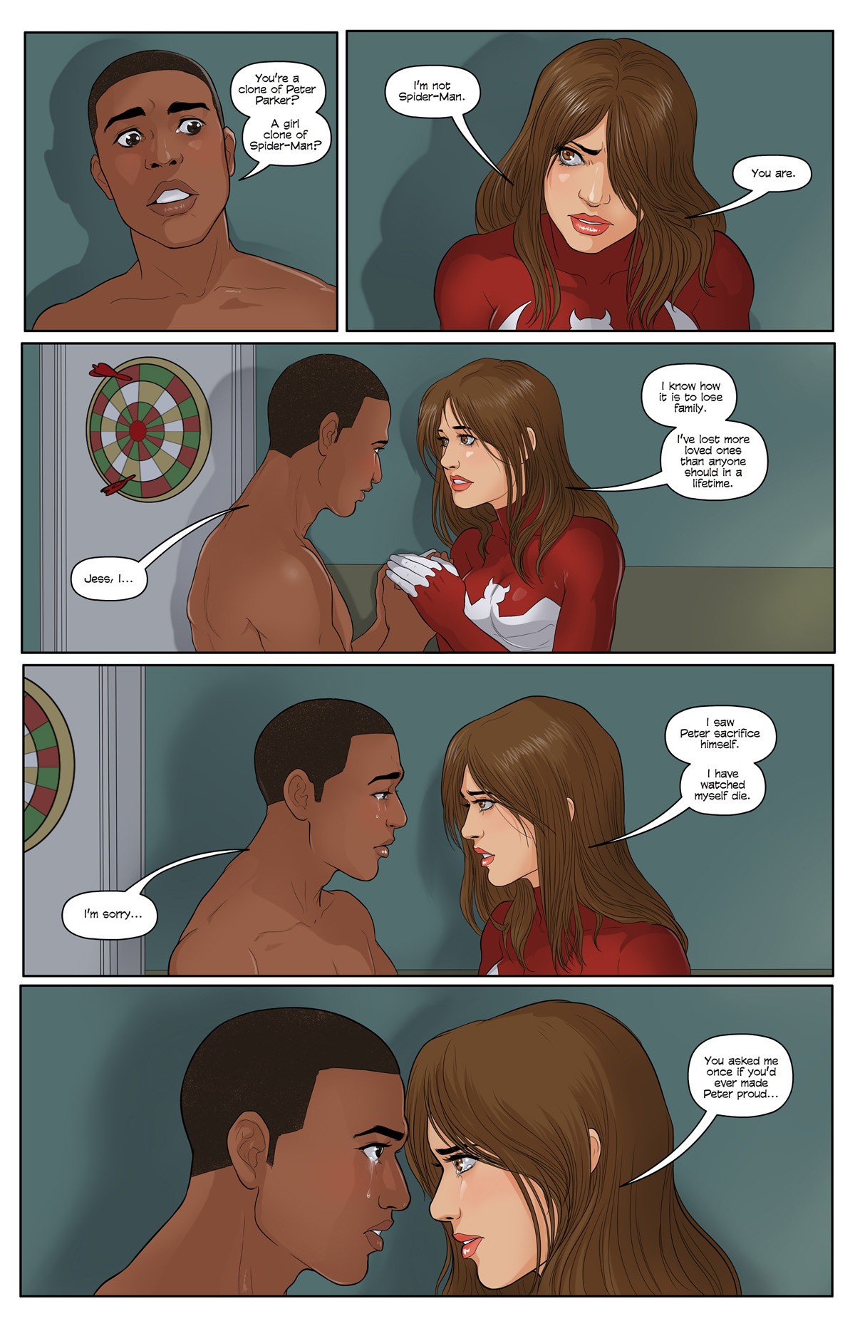 On the Edge of Spidercest porn comic picture 4