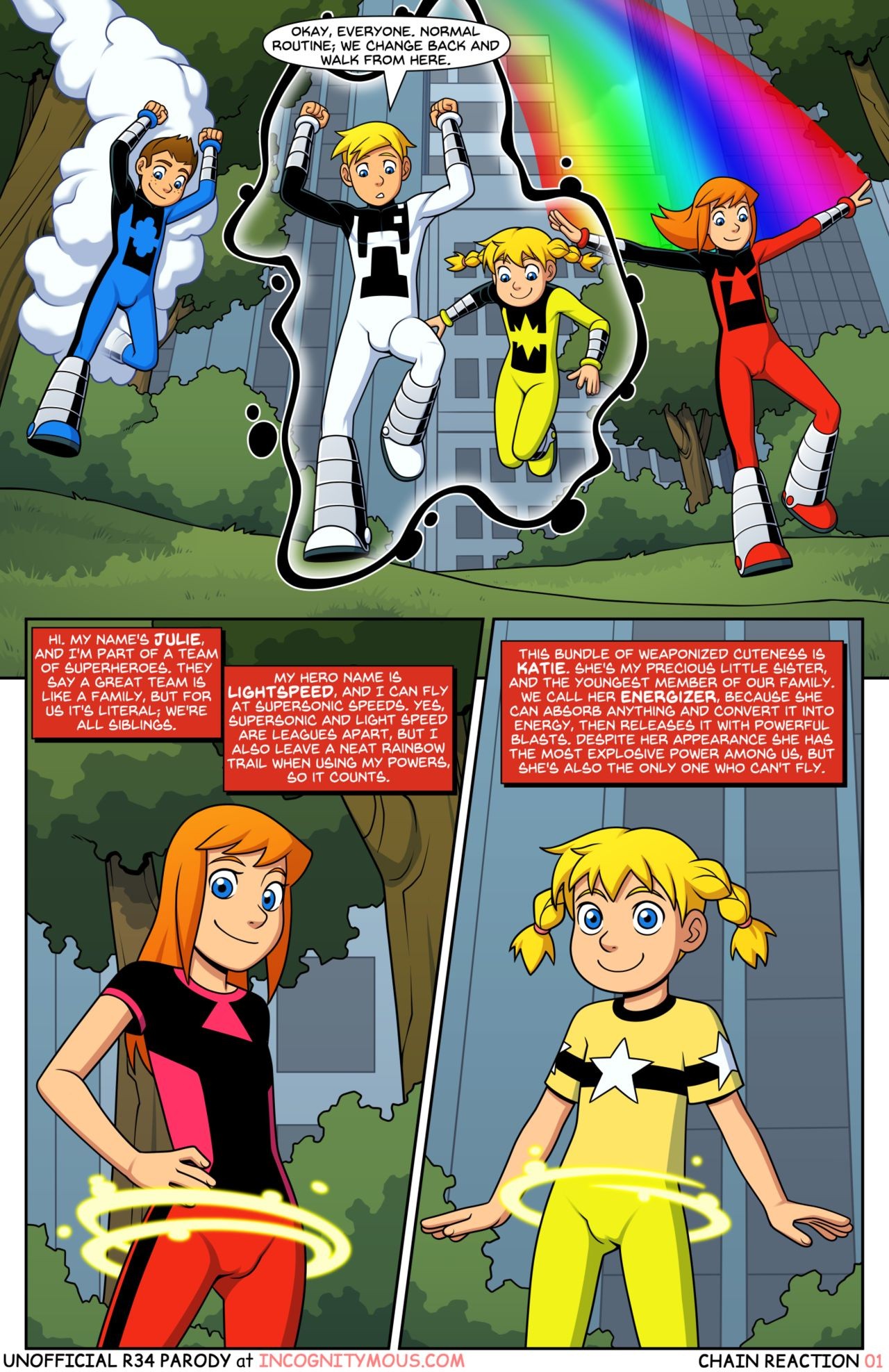 Power Pack - Chain Reaction porn comic picture 2