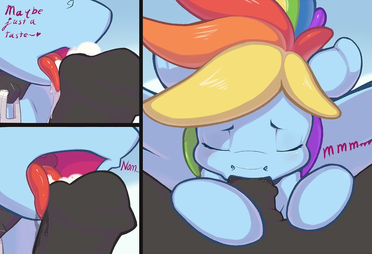 Rainbow Dash Blowjob porn comic picture 3