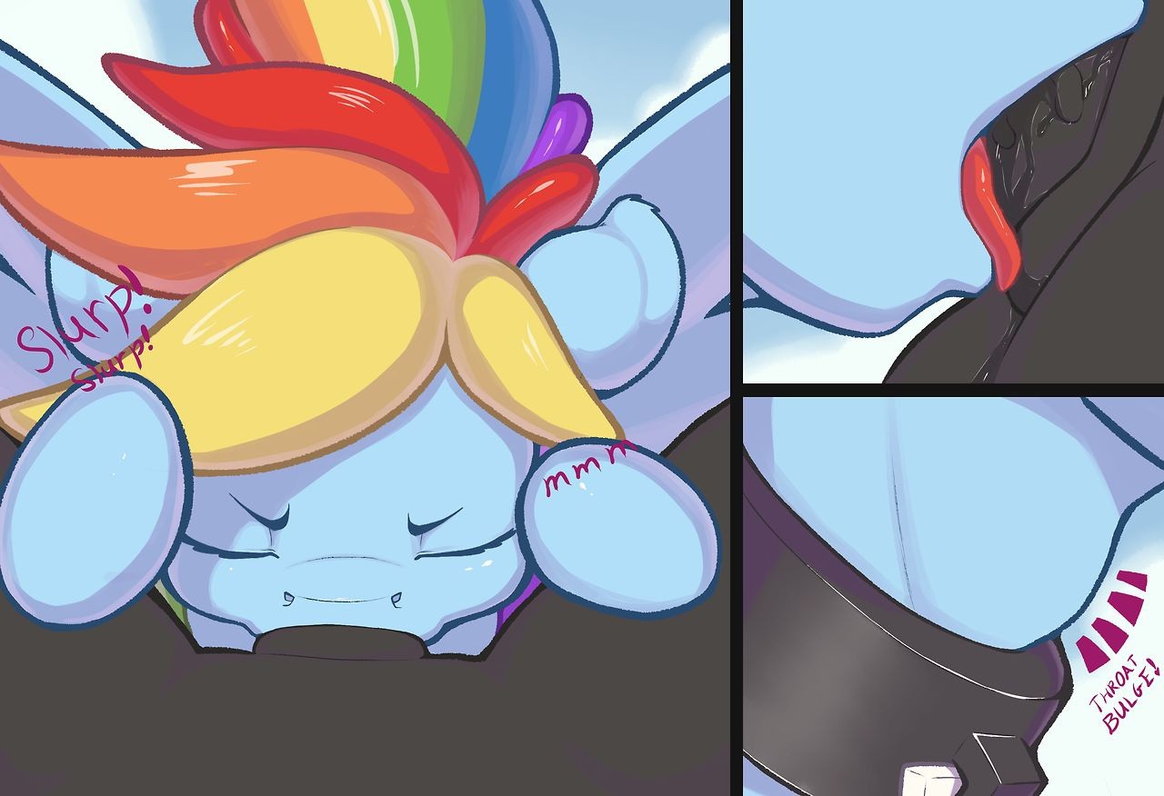 Rainbow Dash Blowjob porn comic picture 4