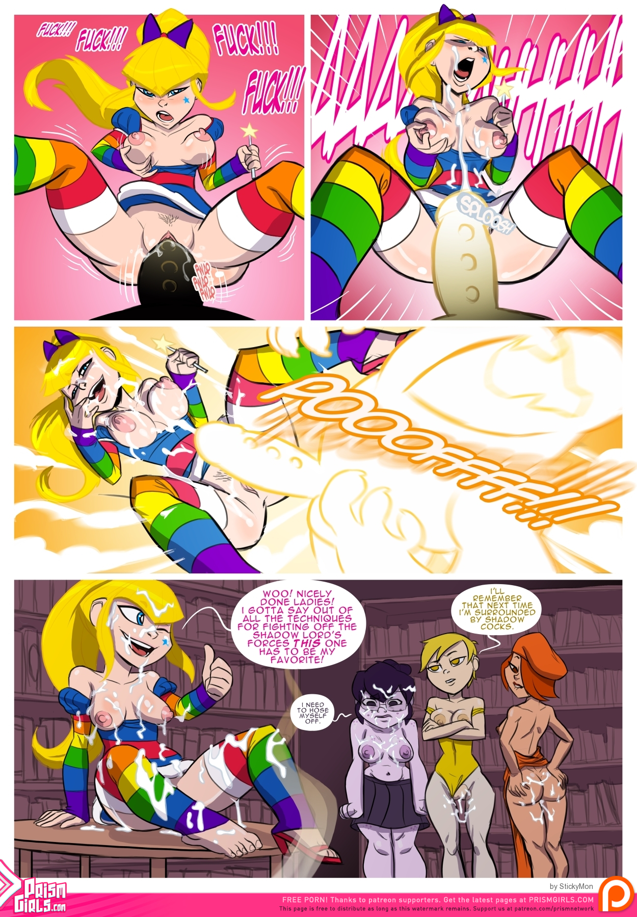 Rainbow Sprite Hunger of the Shadow Beasts porn comic picture 15