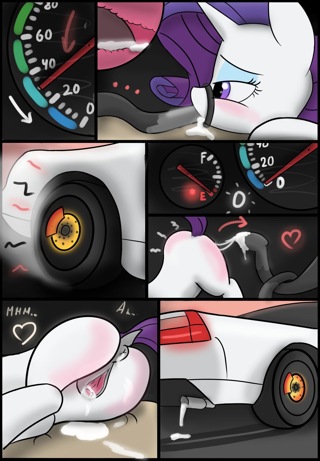 Rarity's Car porn comic picture 10