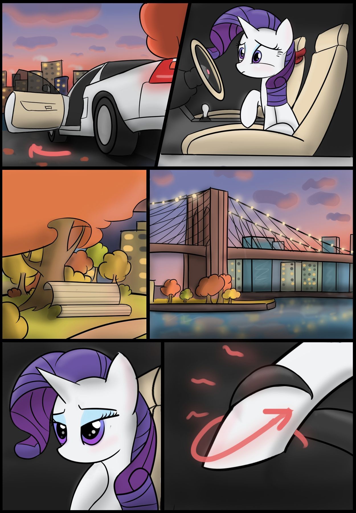 Rarity's Car porn comic picture 12