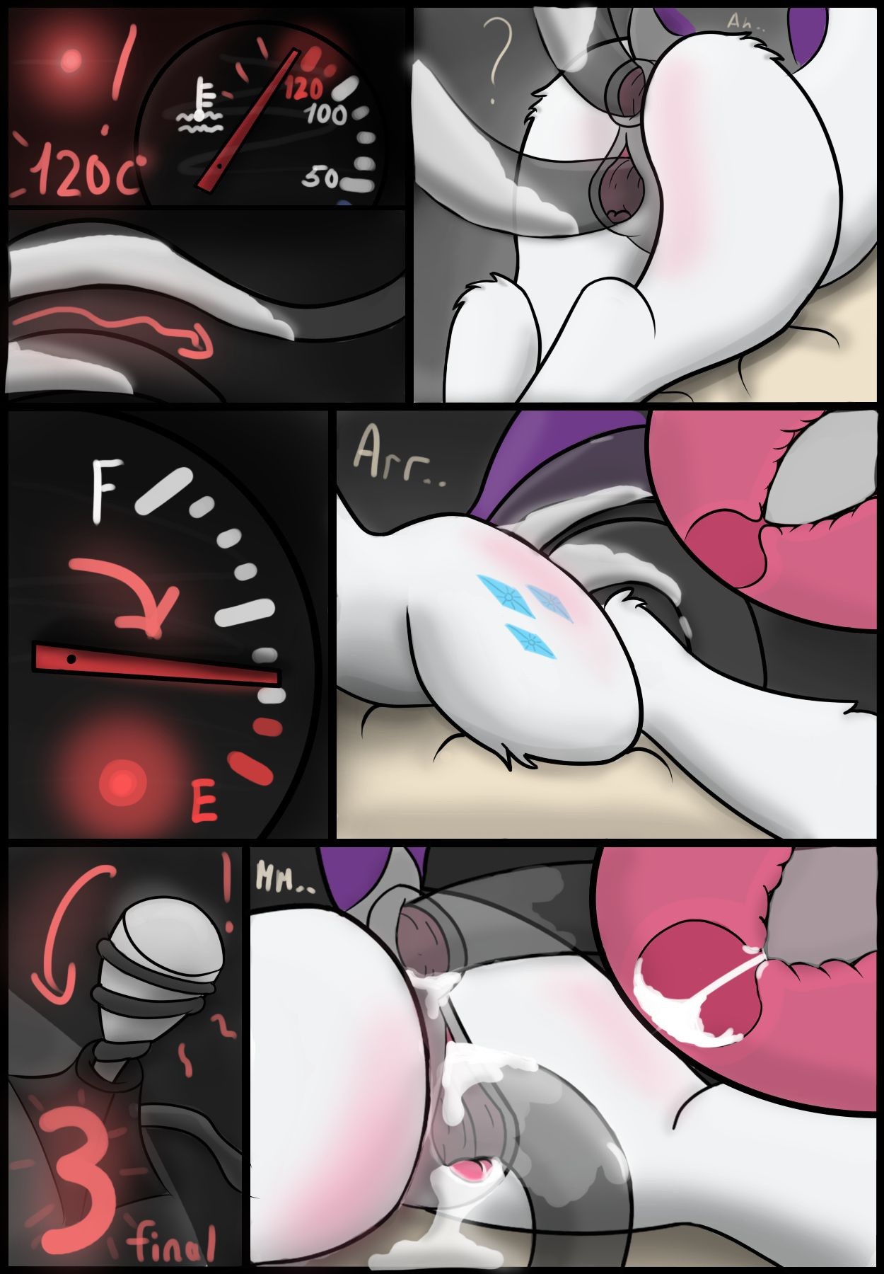 Rarity's Car porn comic picture 9