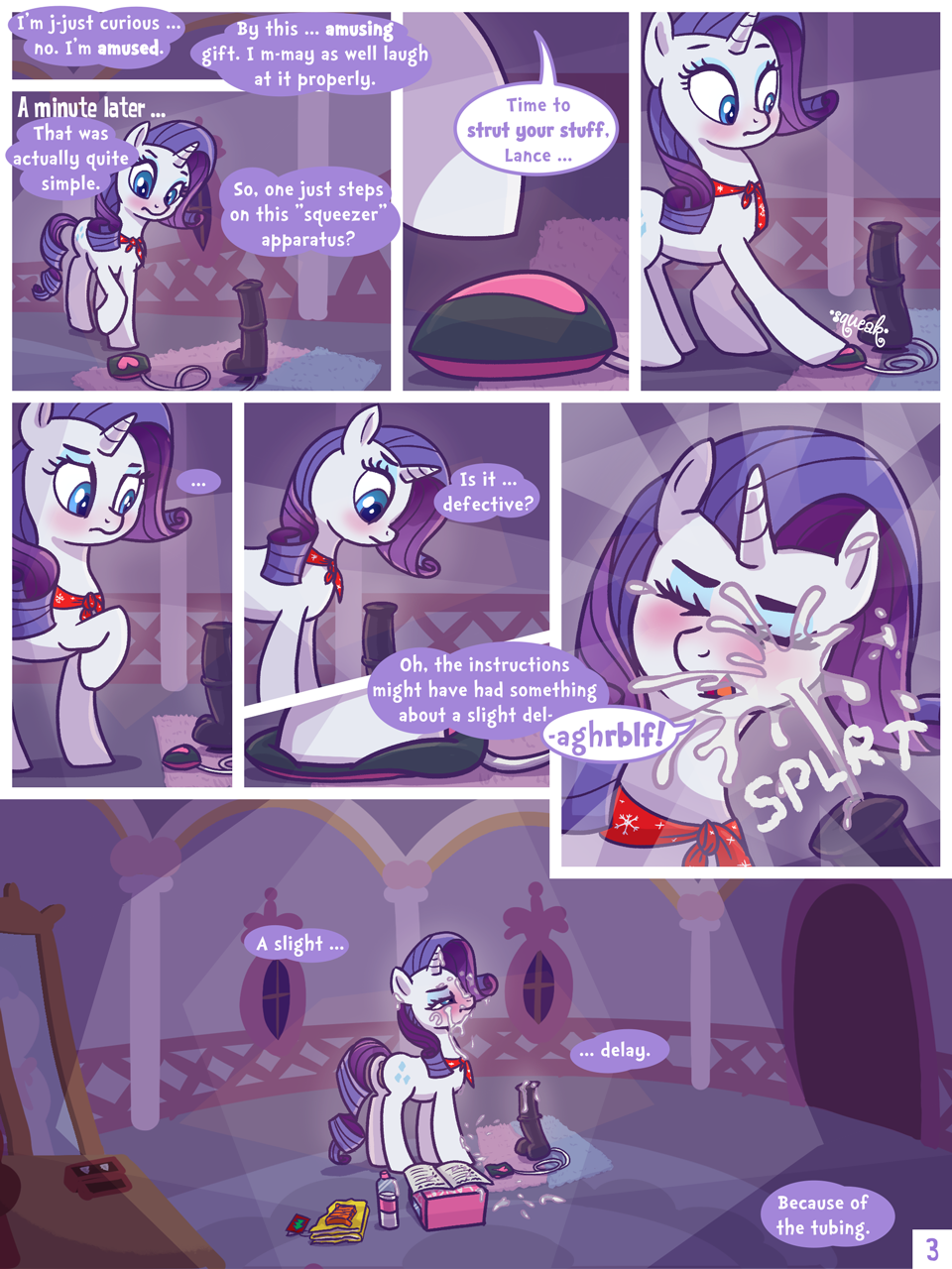 Rarity's Present porn comic picture 3