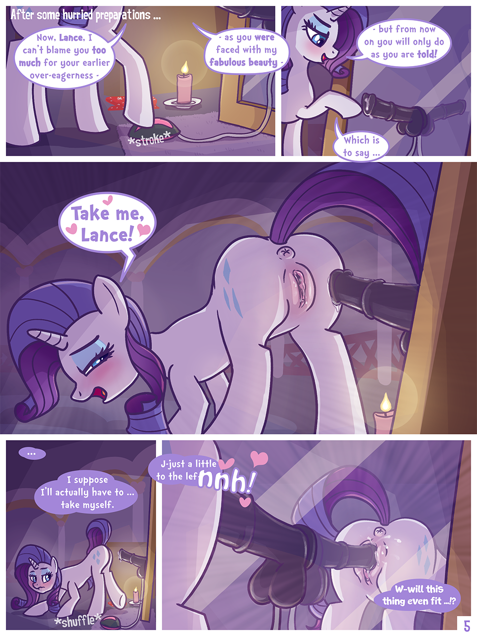 Rarity's Present porn comic picture 5