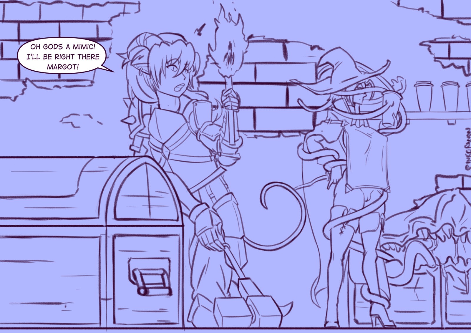 Reina and Sierra: Dungeon-Delvers of Debauchery and Degeneracy! porn comic picture 25