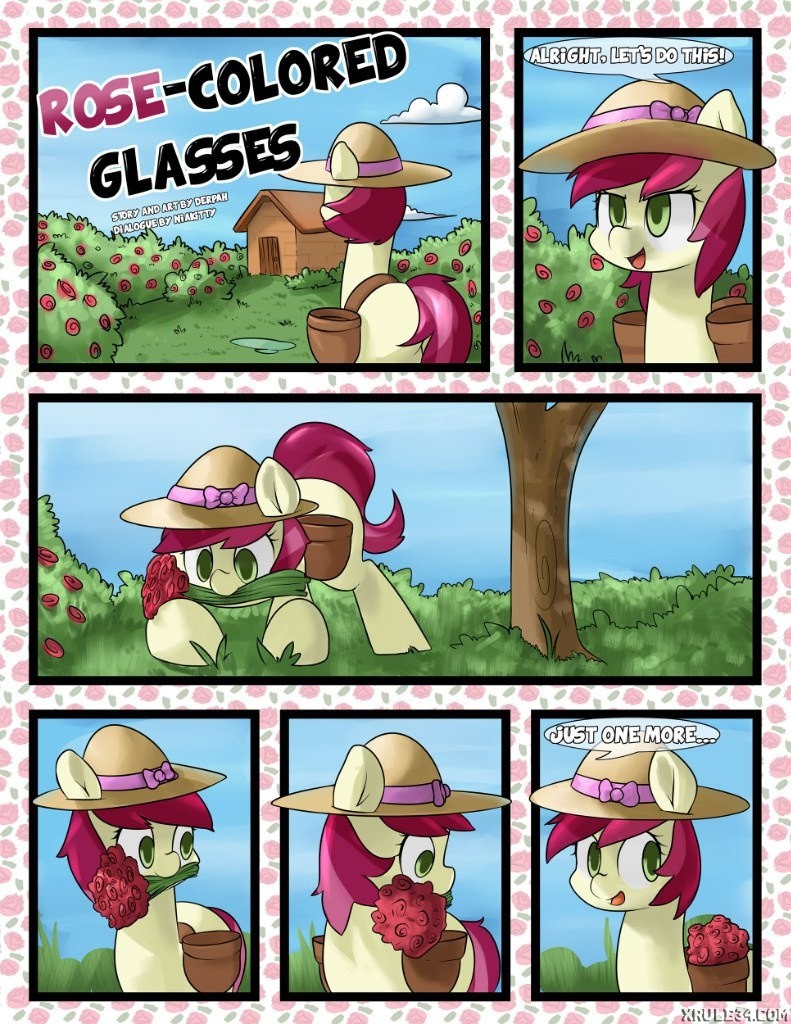 Rose porn comic picture 1