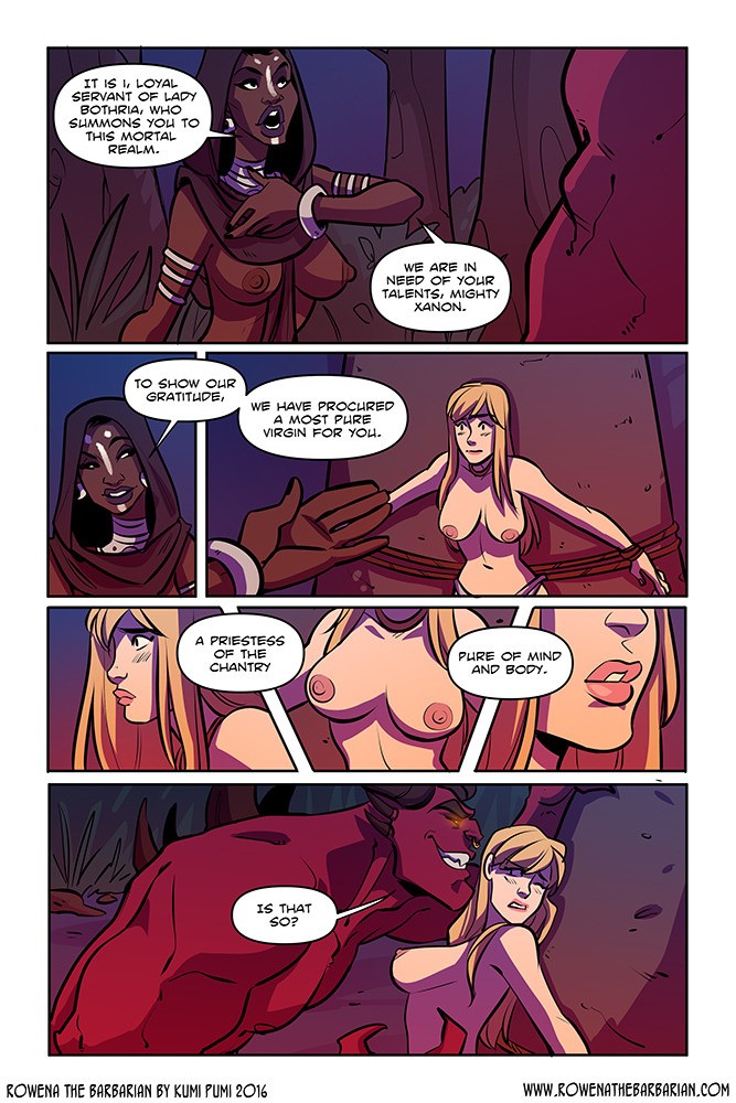 Rowena the Barbarian porn comic picture 14