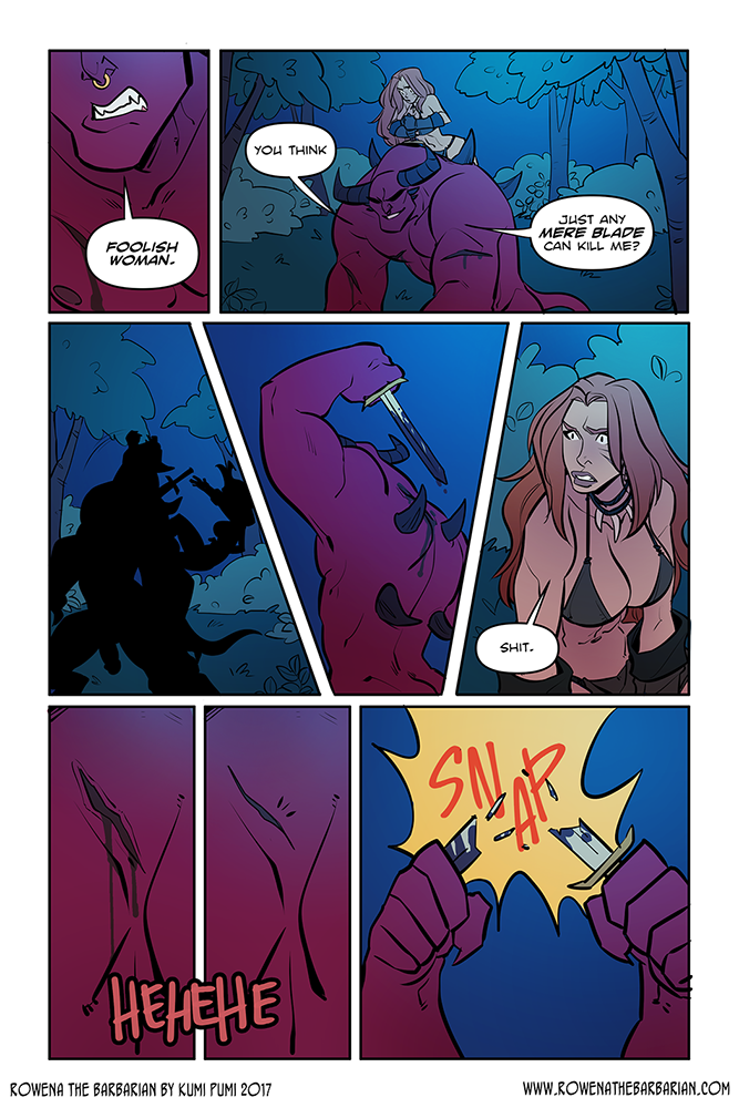 Rowena the Barbarian porn comic picture 21