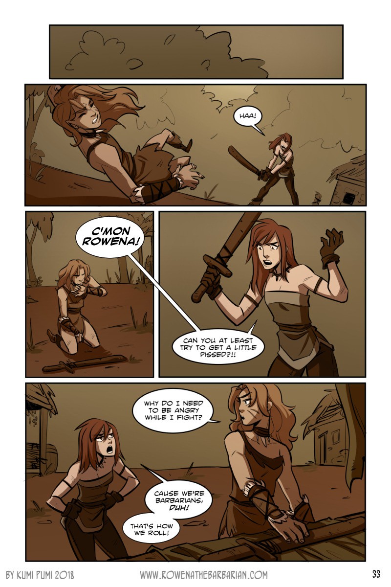 Rowena the Barbarian porn comic picture 35