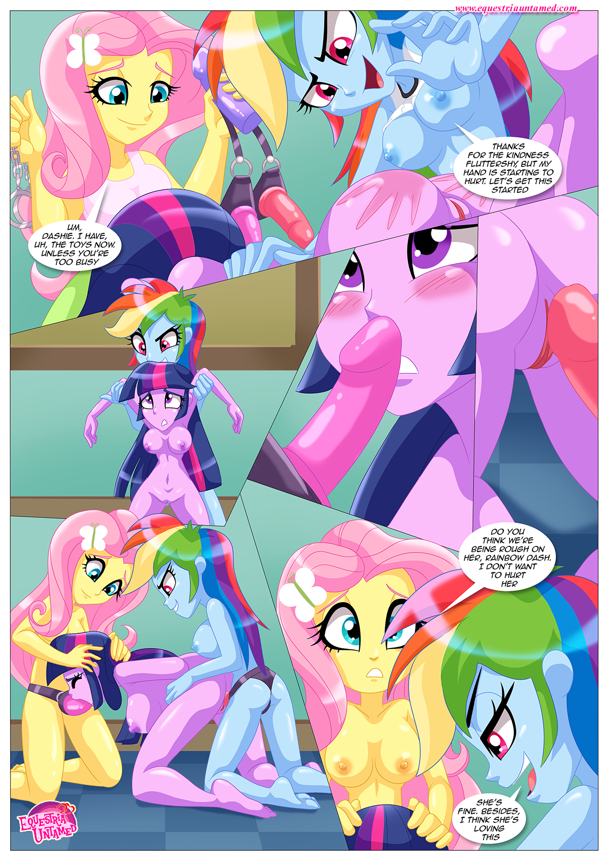 Sexquestria Girls porn comic picture 13