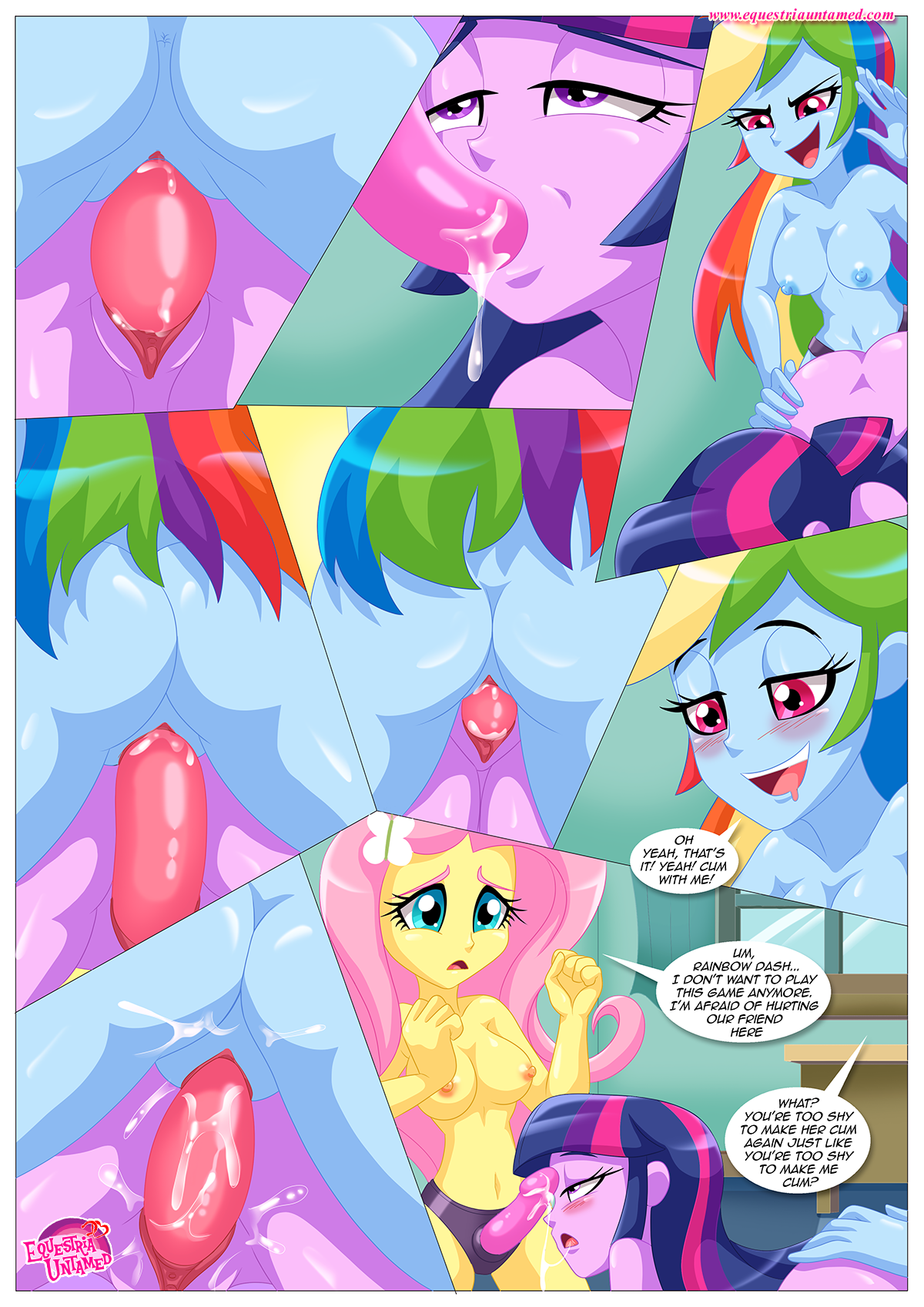 Sexquestria Girls porn comic picture 15