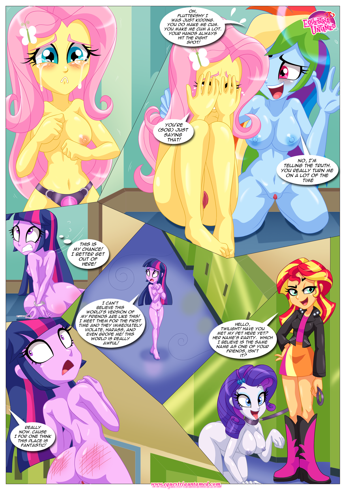 Sexquestria Girls porn comic picture 16