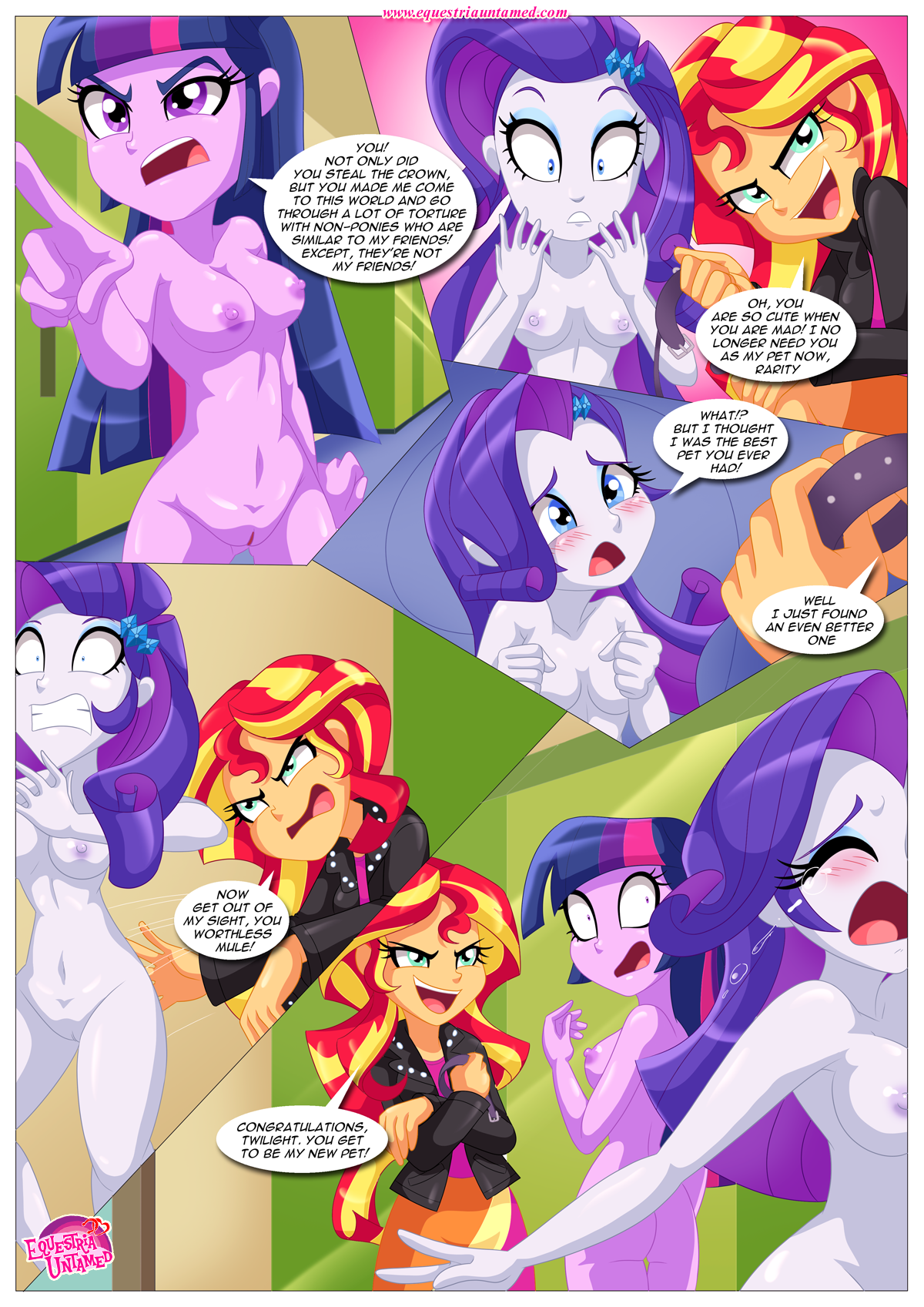 Sexquestria Girls porn comic picture 17