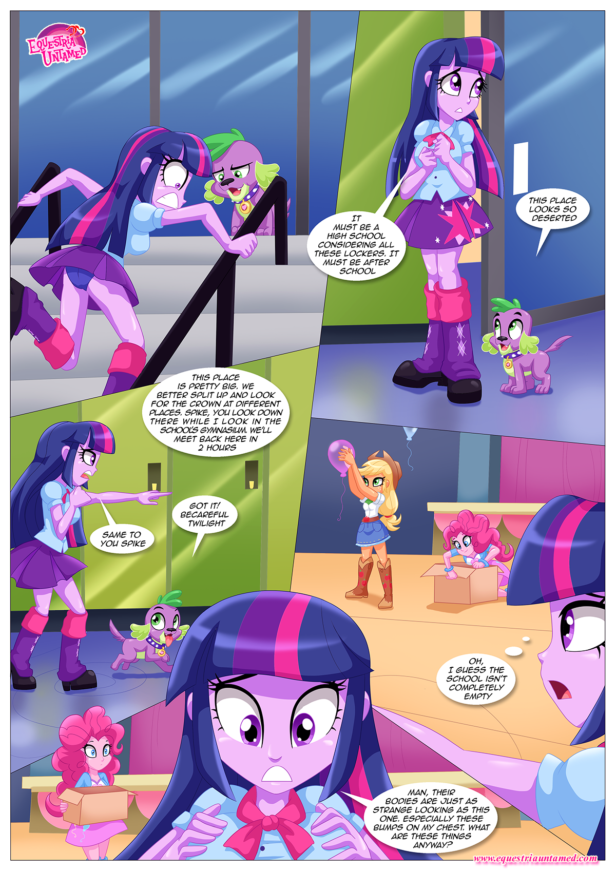 Sexquestria Girls porn comic picture 3