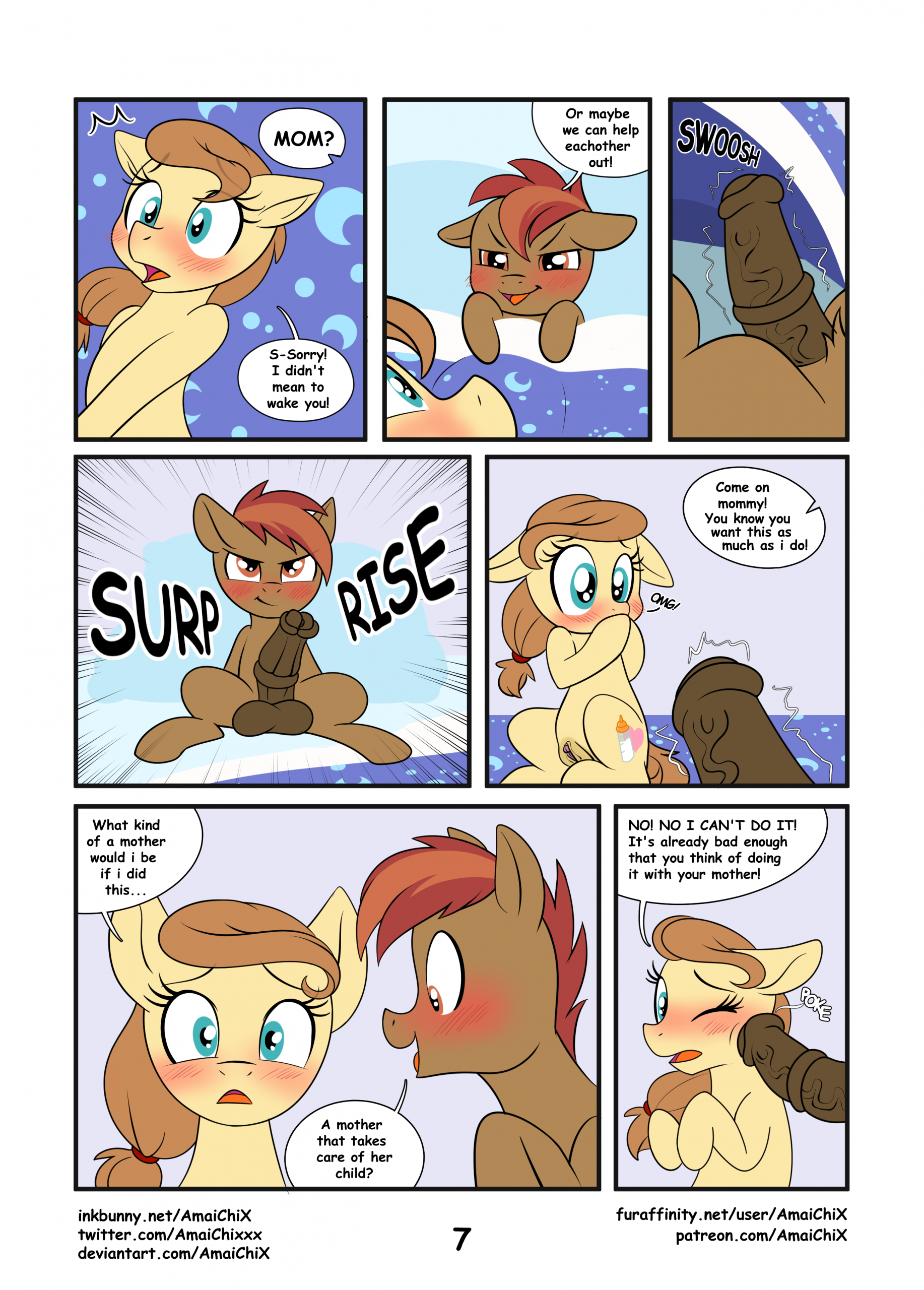 Smash the Mare porn comic picture 7